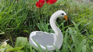 Кашпо из цемента и проволоки своими руками DIY