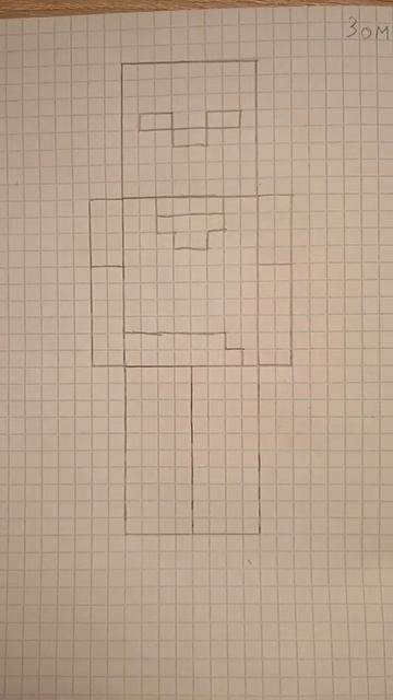 Как нарисовать зомби из Minecraft. смотреть онлайн