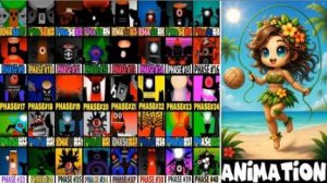 Incredibox Sprunki-Микс Всех Фаз ｜ Фазы 1 - 10 - 20 VS Фаз 25 - 30 - 35 40 VS АНИМАЦИИ