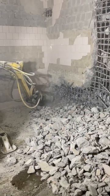 Демонтаж банковского хранилища. Бетон марки 500, армату смотреть онлайн