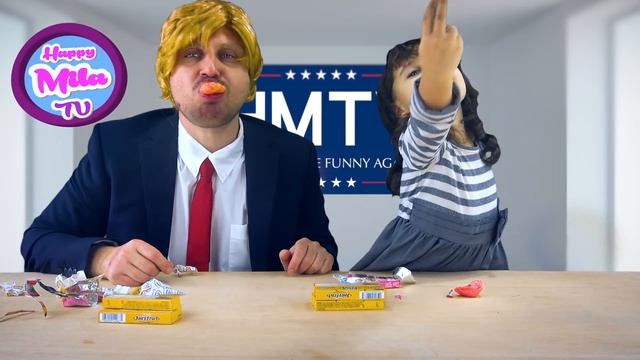 Трамп и 50 жвачек челлендж