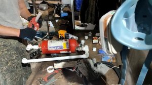 Пескоструй из огнетушителя #своимируками #пескоструй