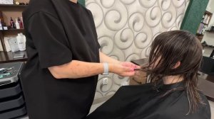 Быстрая текстурная стрижка ￼wolf cut