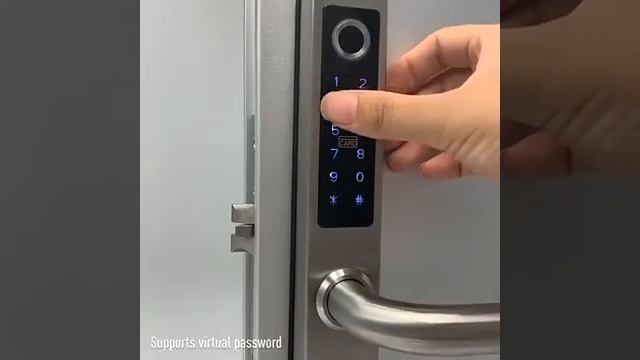 Смарт замок на пластиковые двери TTLOCK SLIM FP VARIO смотреть онлайн