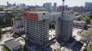 Строительство ЖК "ЗИМ Галерея" / освоение территории бывшего завода ЗИМ города Самара / Russia