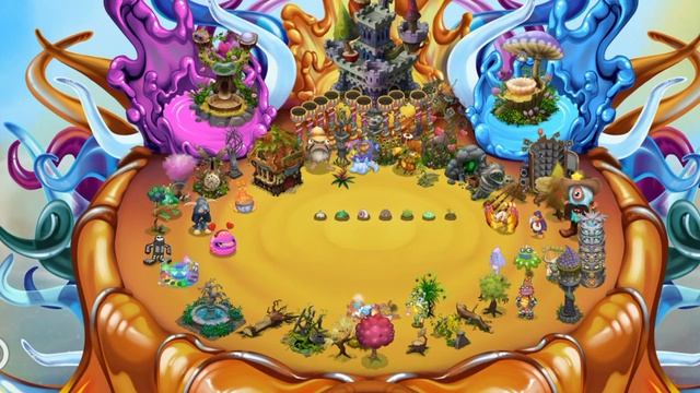Огненный Оазис My Singing Monsters 3.9.4.   Fiery Oasis My Singing Monsters 3.9.4.