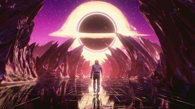 INTERSTELLAR Screensaver - 10 Hours -  Blackhole Loop Animation, 4K Ultra HD