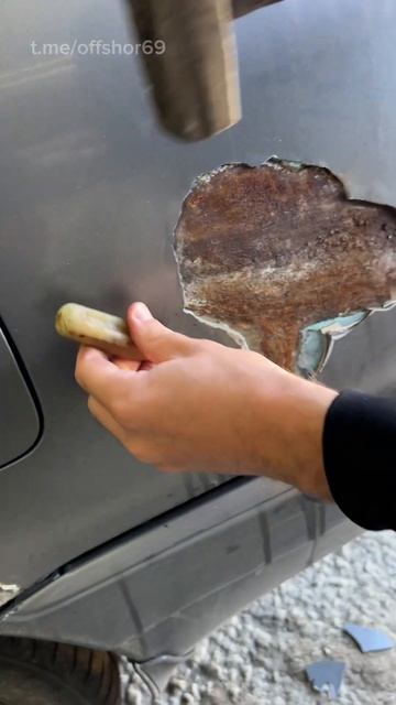 Ремонт авто. Часть 2. #авто #ремонтавто #шпаклёвка #покр? смотреть онлайн