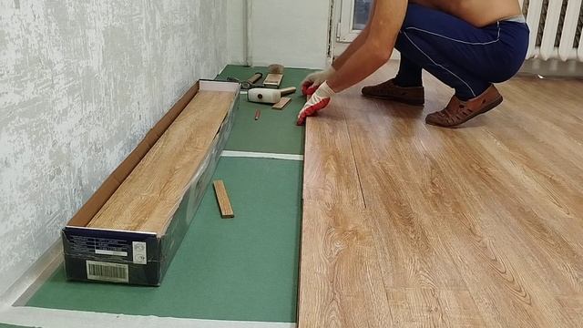Укладка ламината.Соединение ламелей. смотреть онлайн