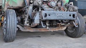 Передняя пневмо подвеска, крепление амортизаторов ЗИЛ Бычок