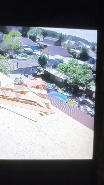 Вид с крыши нашего дома Московка Омск смотреть онлайн