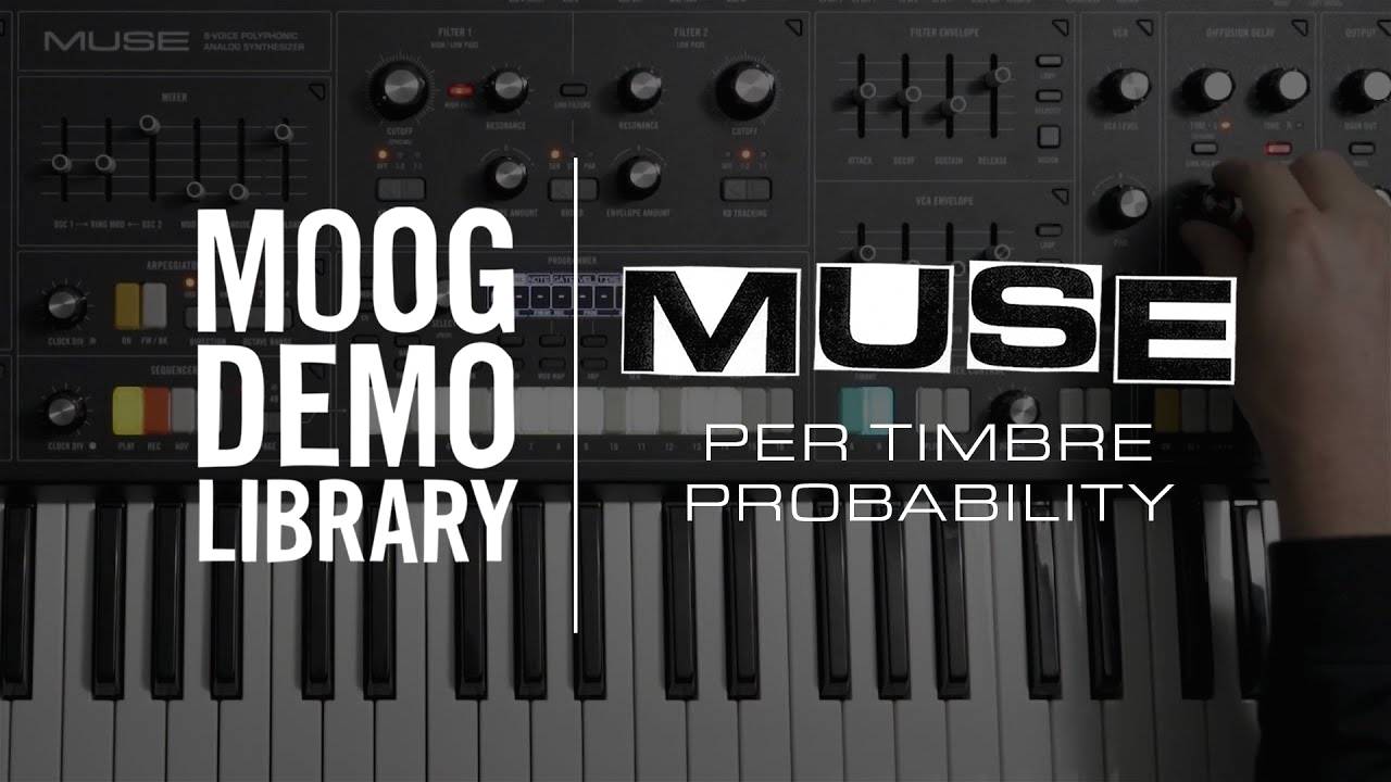 Moog Muse: Per-Timbre Sequencer Probability