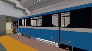 Нева отправляется со станции, но это майнкрафт