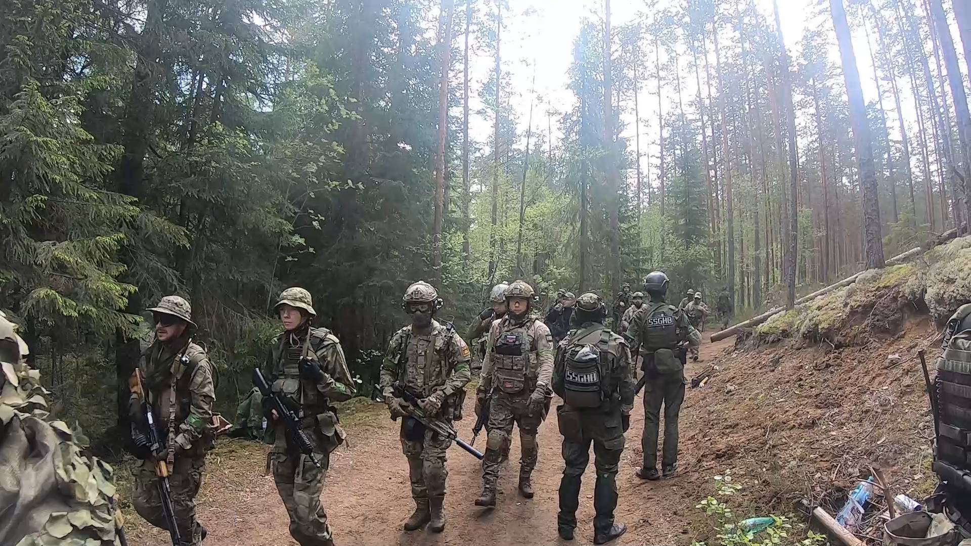 Страйкбол в Питере - Открытие сезона, полигон Каннельярви