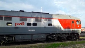 Звук запуска ТЭП70-0562.