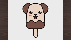 КАК НАРИСОВАТЬ КАВАИЙНУЮ СОБАЧКУ МОРОЖЕНОЕ
