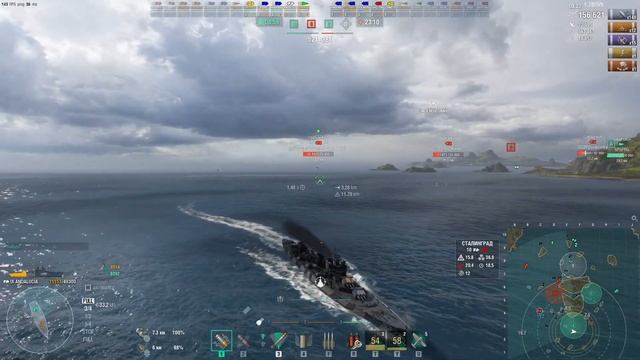 ⚓9КА ИСПАНИИ КРЕЙСЕР АНДАЛЮСИЯ⚓ WORLD OF WARSHIPS! #worldofwarships #wows