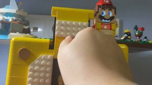 Лего обзор на Лего Марио куб с вопросом