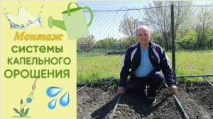 Монтаж  системы капельного орошения