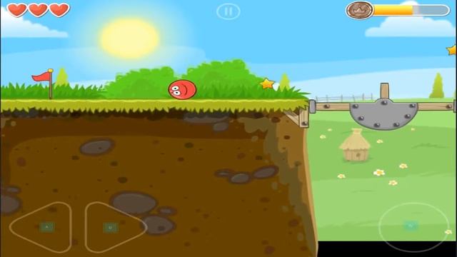 Приключения КРАСНЫЙ ШАР игра как МУЛЬТИК для детей про то как шарик спасает мир