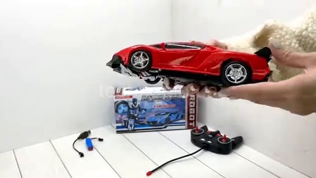 Машинка Трансформер Lamborghini Robot Car Size 18