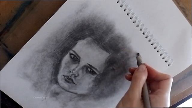 рисую ПОРТРЕТ карандашом Ева Грин (Eva Green)