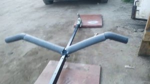 прицеп мини для лодки ПВХ своими руками  часть 1