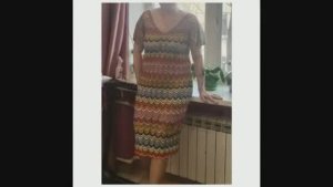 ПРОСТОЕ ПЛАТЬЕ ИЗ САМОЙ ДОРОГОЙ ПРЯЖИ В МИРЕ!!!