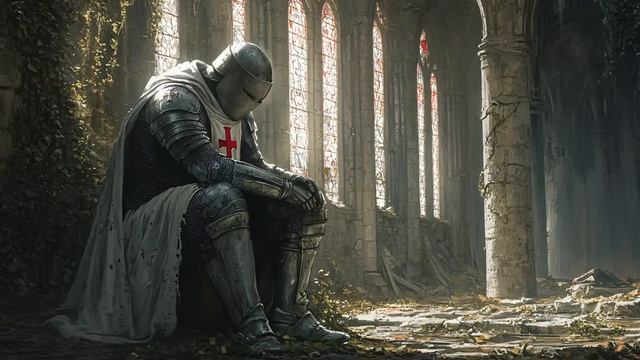 Последний - Песнопение тамплиеров на руинах средневекового собора, григорианские песнопения смотреть онлайн