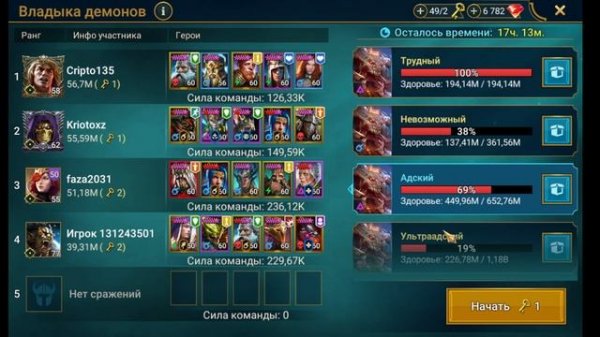 Старт с Зигфрундом в 2025 в Raid: Shadow Legends часть 1