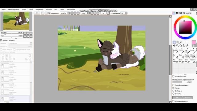 пони обработка для Toxin Wolfer и Truffle fur _SPEEDPAINT #27_ смотреть онлайн