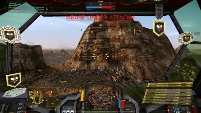 MWO. ATLAS WARLORD. Смерть в каньоне. смотреть онлайн
