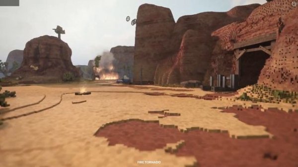 Fire Tornado Vs Western Campus Teardown | Realistic Tornado Storm Destruction Mod ( торнадо