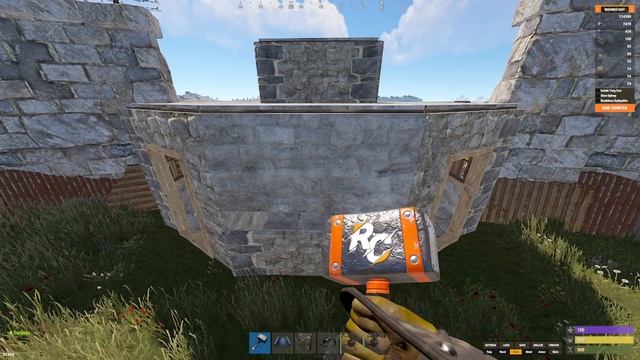 Установка турелей RUST стреляющие через текстуру рампы. смотреть онлайн