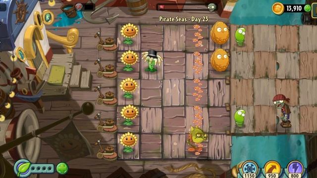 прохождение растения против зомби 2 пираты#23 смотреть онлайн