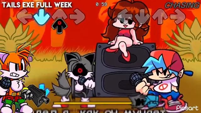 Тейлз ехе фнф Friday Night Funkin Vs Tails Exe Аарошечка или Аарон