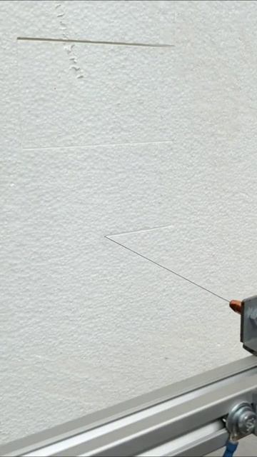 Резка термопанелей из пенополистирола. смотреть онлайн