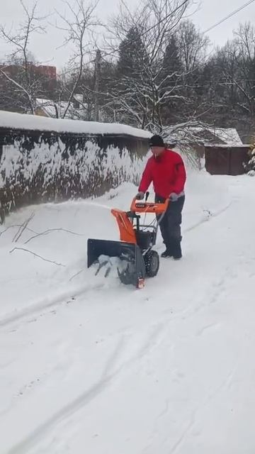 ⛽️Бензиновый снегоуборщик Sturm! STG7461EL смотреть онлайн