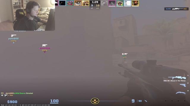 S1MPLE, DONK И BAZ ИГРАЮТ ПОТНУЮ КАТКУ С ДОПАМИ НА FACEIT!! ДОНК Б? смотреть онлайн