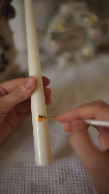 Роспись на свечах #вдохновение #творчество #свечи смотреть онлайн