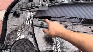 Виброизоляция дверных карт приора