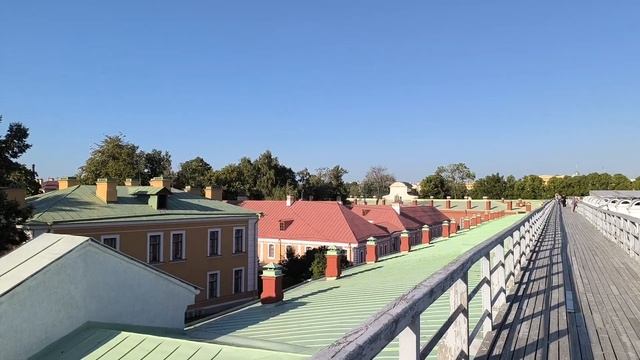 Вид на Питер с крыши. Высота птичьего полета. смотреть онлайн