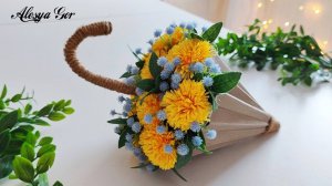 Как сделать ЗОНТИК с ОДУВАНЧИКАМИ из Бумаги своими руками. Мастер-класс пошагово