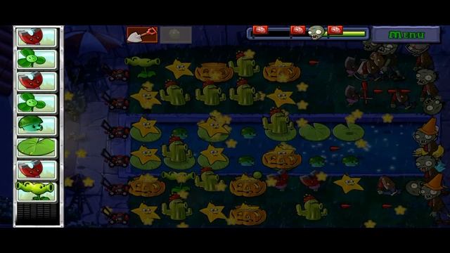 Растения против зомби, Adventure 2, Fog, последний 10 уровень смотреть онлайн