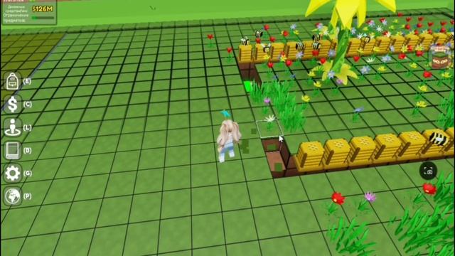 "Block Tycoon" Roblox. Пчелы. смотреть онлайн