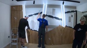 Монтаж панелей лдсп на стену