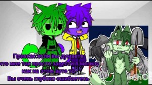 Реакция разноцветных котов на арты