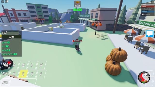 БАГ на ОГРОМНЫЙ УРОН В Survive The Haunted Town Roblox смотреть онлайн