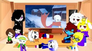 Реакция Undertale на "☆CLOSE TO YOU Undertale Animation☆"