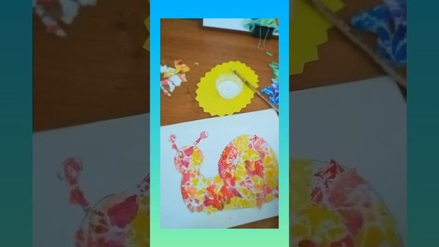 "Улитка" в технике обрывной бумаги. 2 часть смотреть онлайн